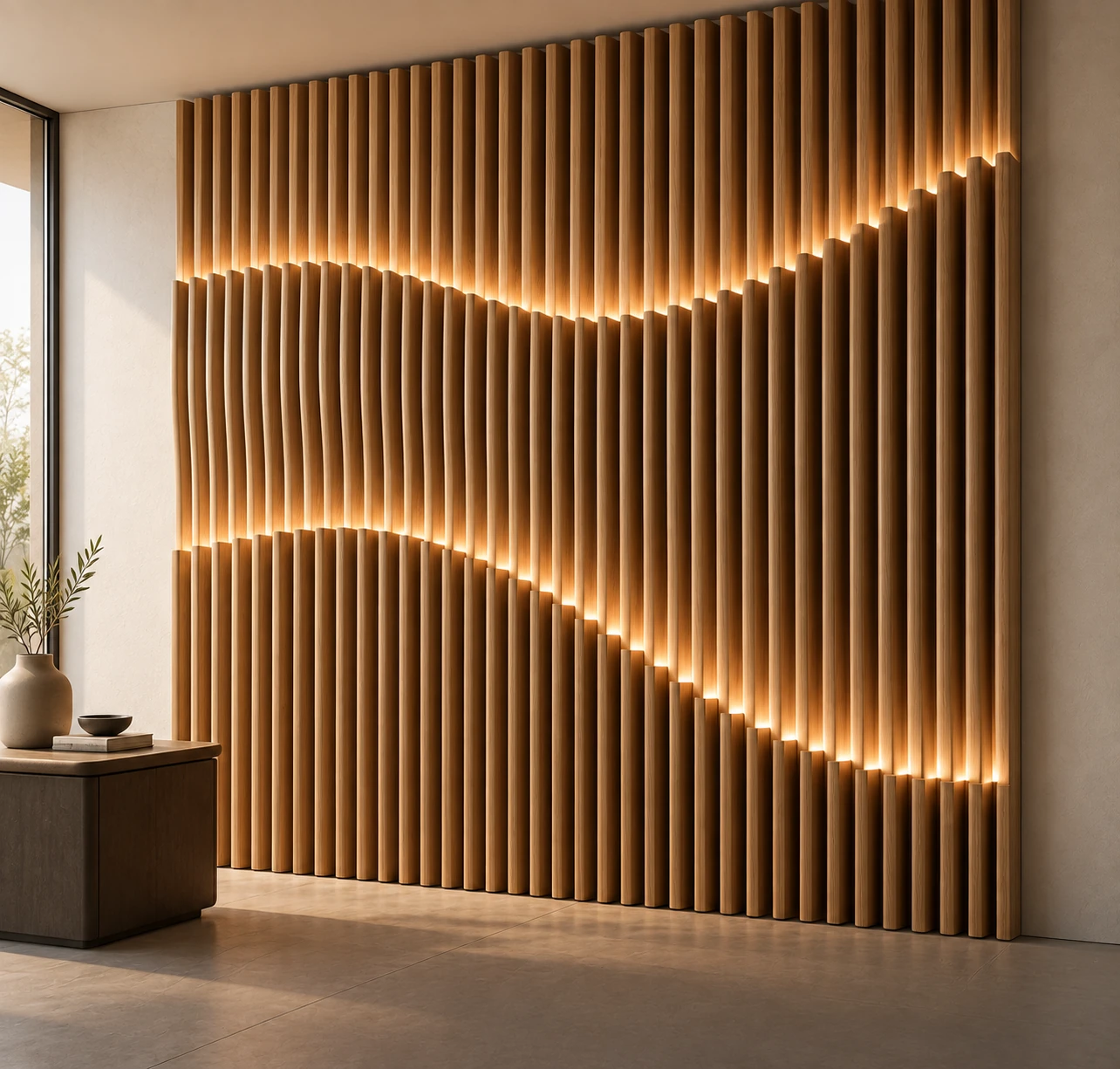 Horizon: Scandinav — panouri sculpturale din lemn pentru pereți